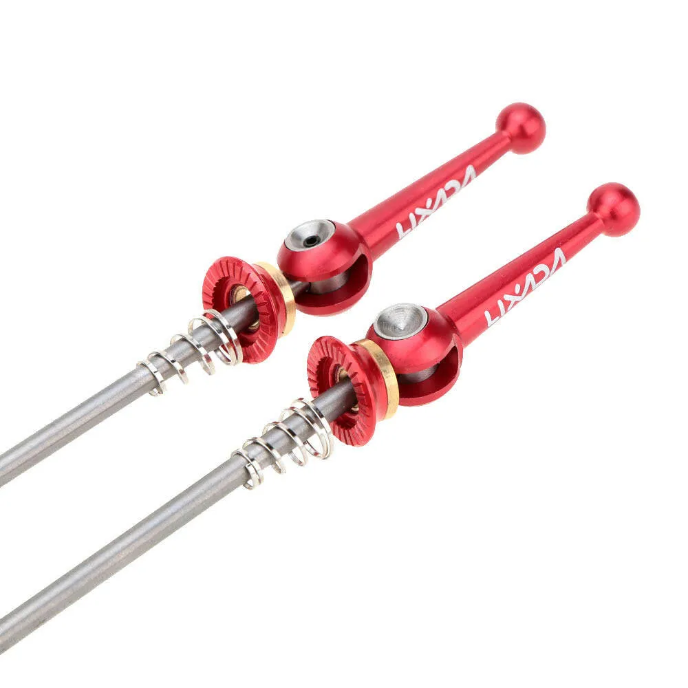 2Pcs Lixada Ultralight Quick Release Titanium Skewers for MTB Road Bike