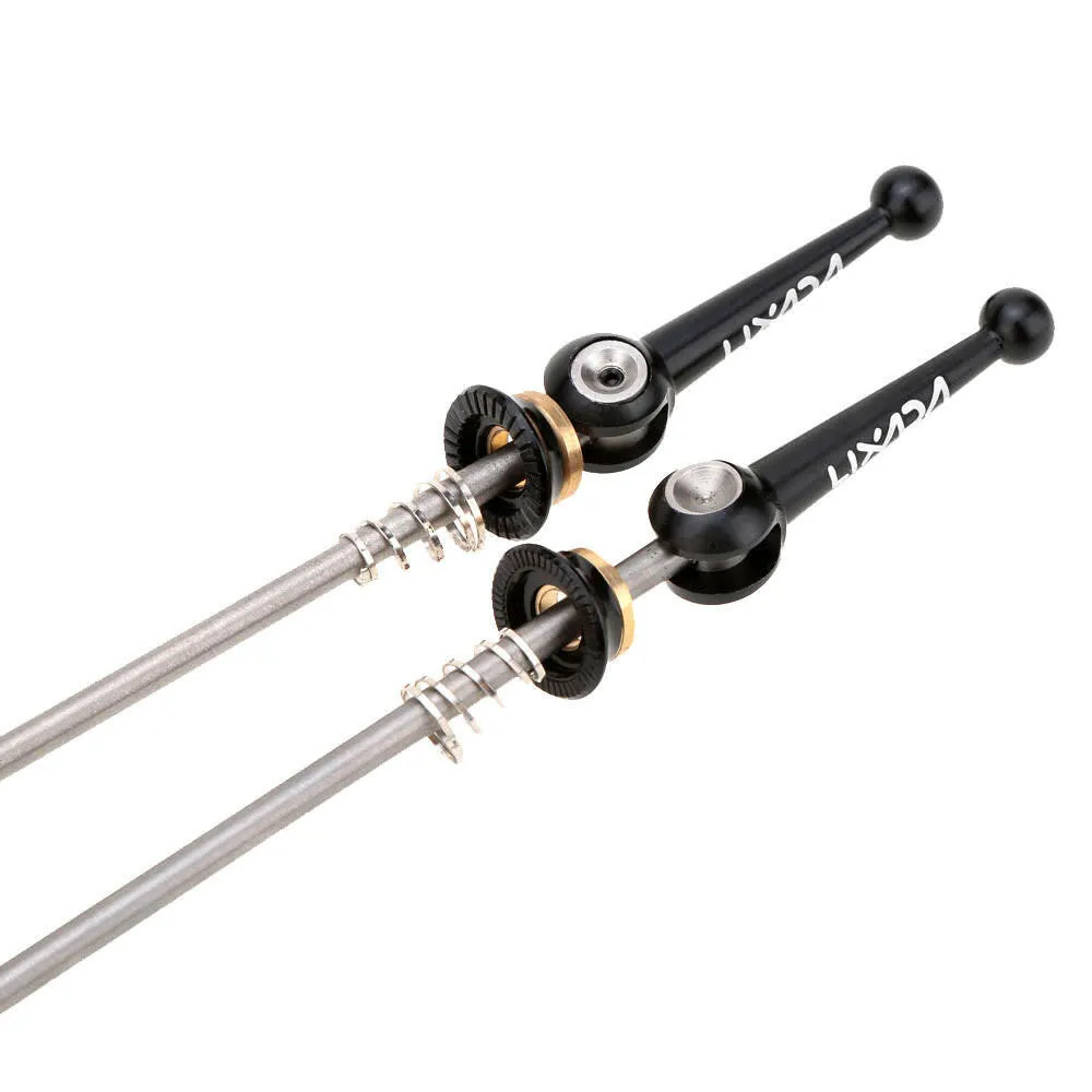 2Pcs Lixada Ultralight Quick Release Titanium Skewers for MTB Road Bike