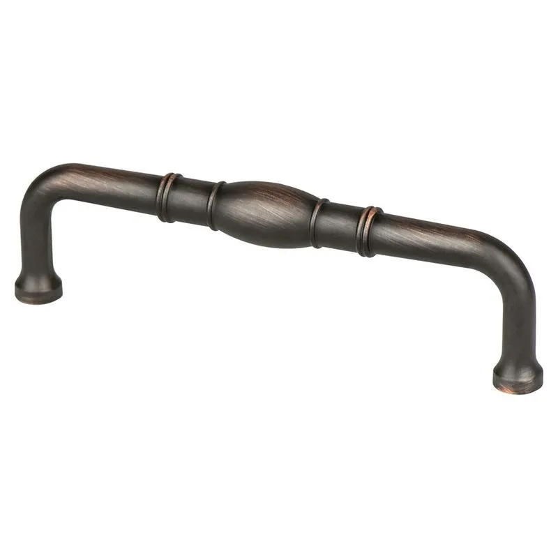 4.38" Transitional Modern Bar Pull in Verona Bronze from Forte Collection