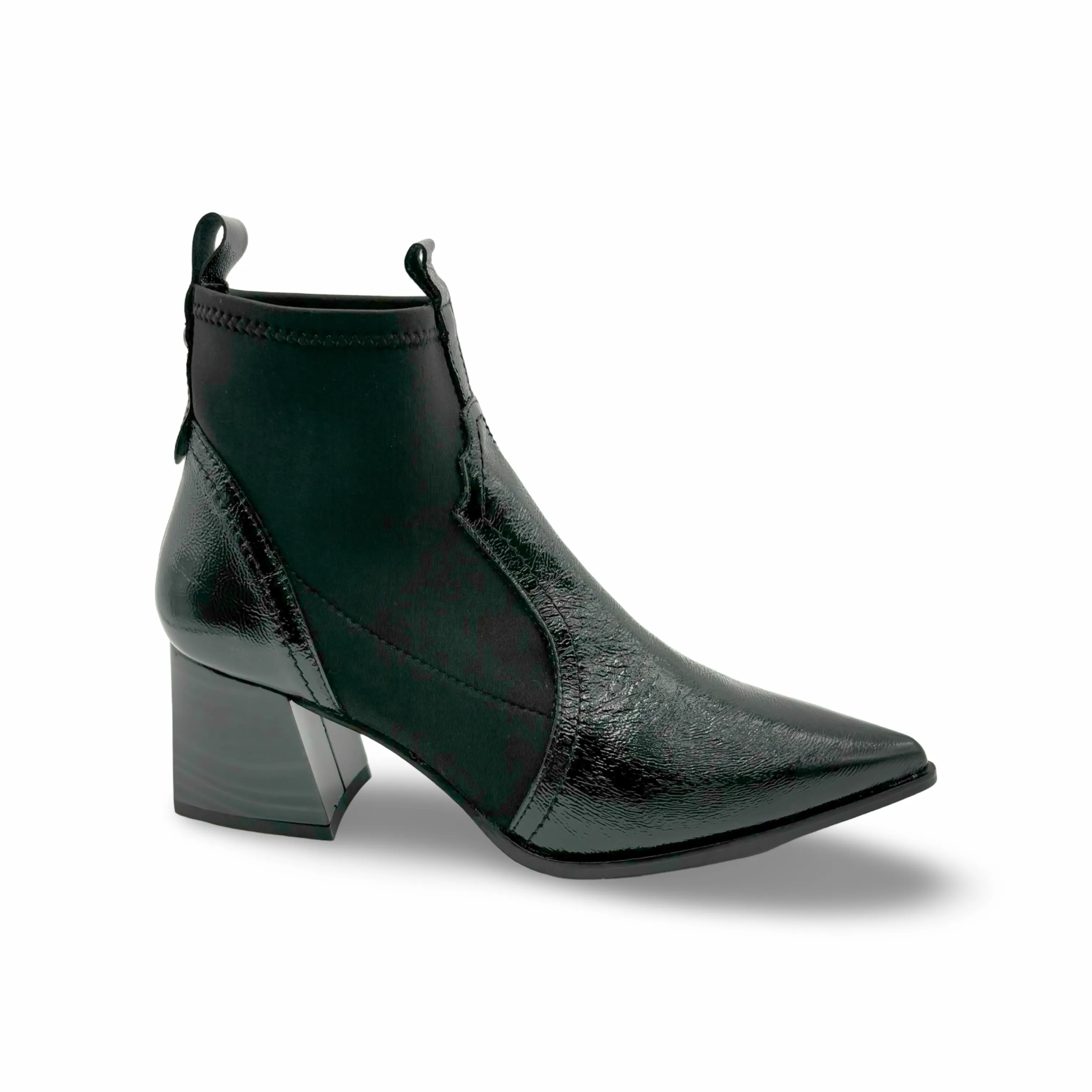 9259 Black Patent Bootie