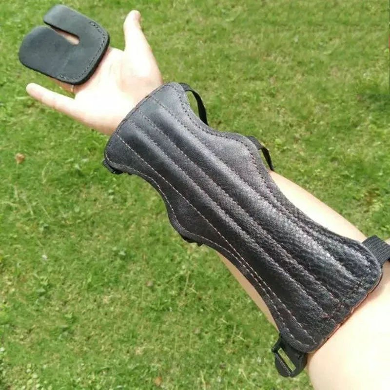 🎯Archery Protective Gear Arm Guard Finger Set