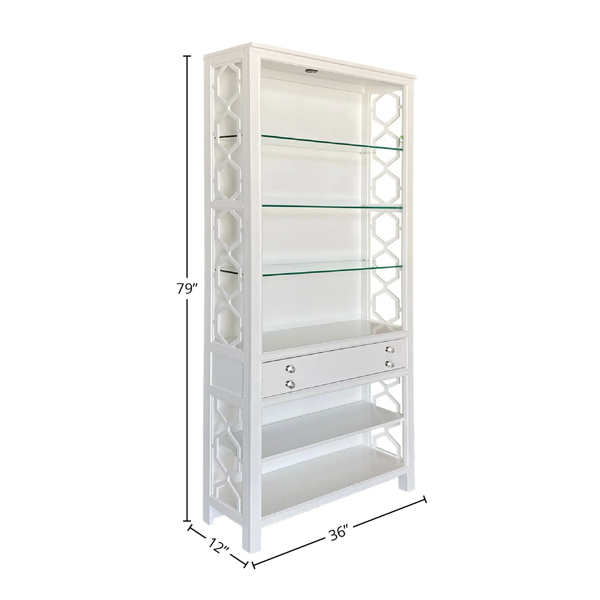 Ardent - Bookcase - Paris White