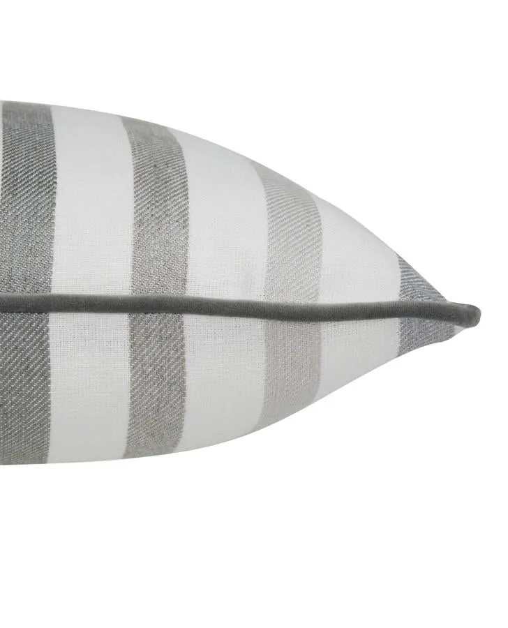 Arlo Stripe Silver Cushion