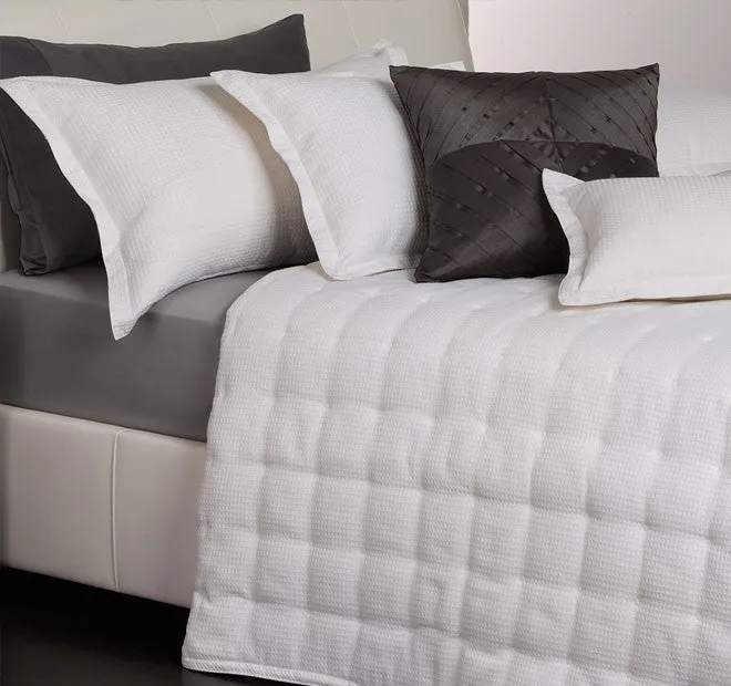 Ascot White Quilt Cover Set by Logan & Mason Platinum