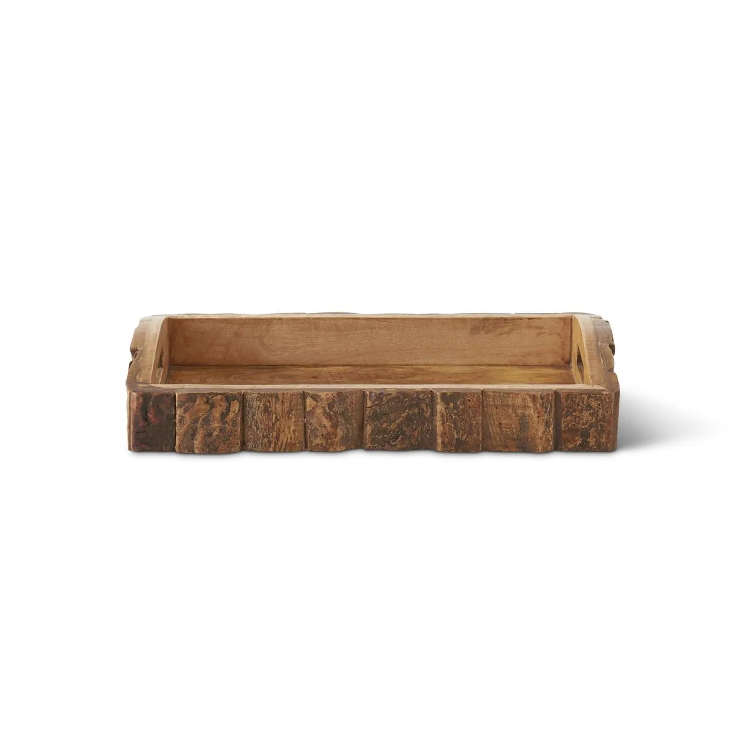 Bark Edge Wood Nesting Trays