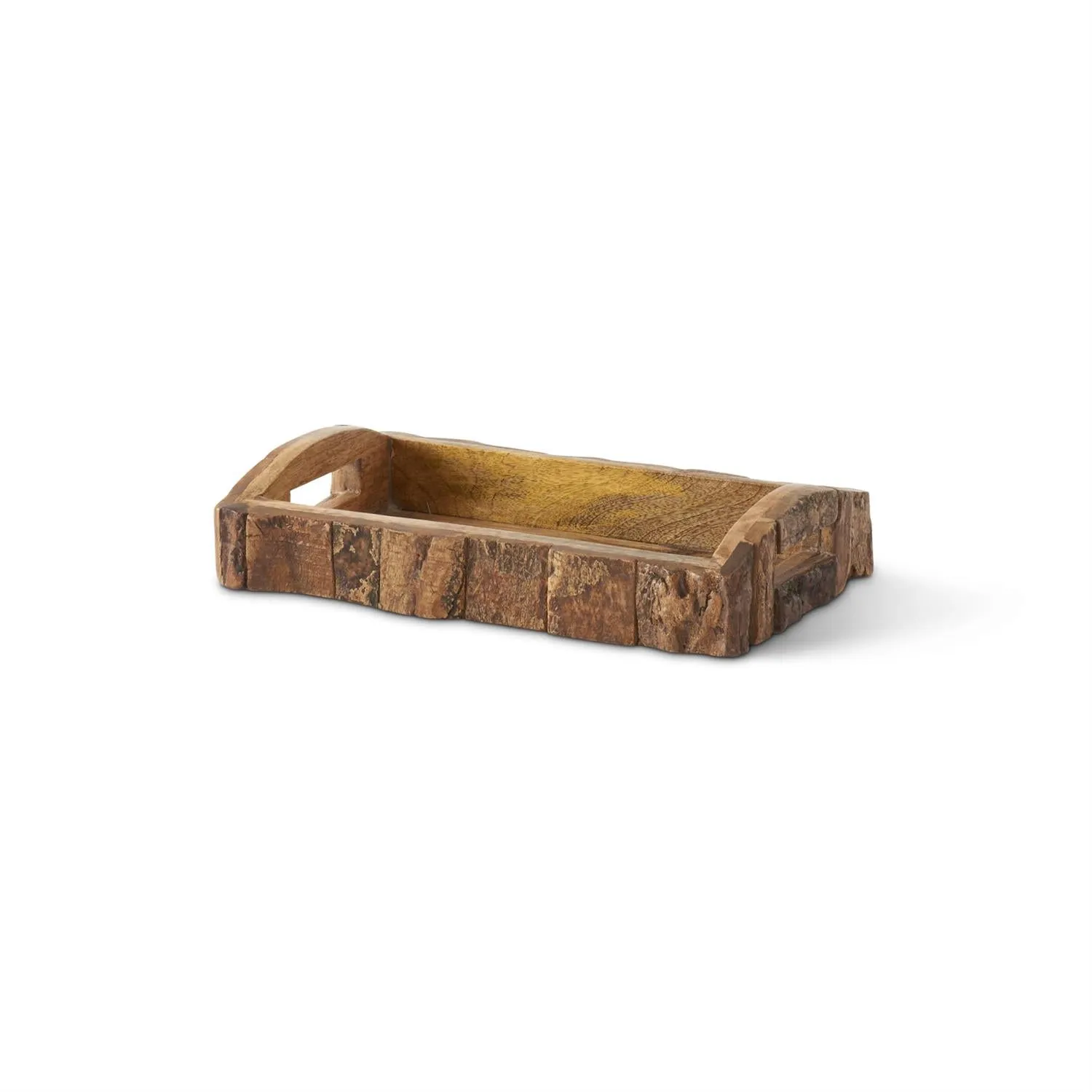 Bark Edge Wood Nesting Trays