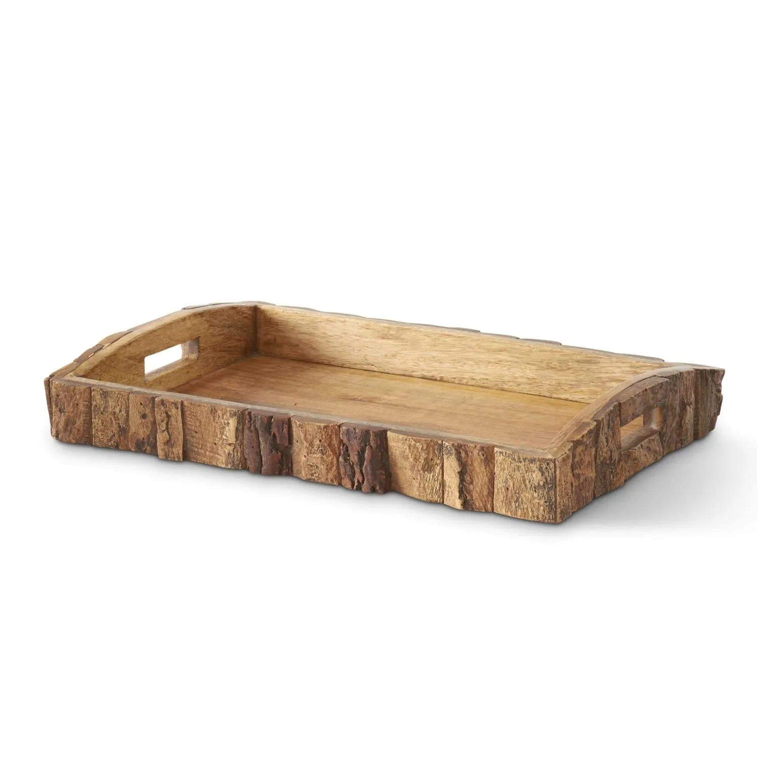 Bark Edge Wood Nesting Trays