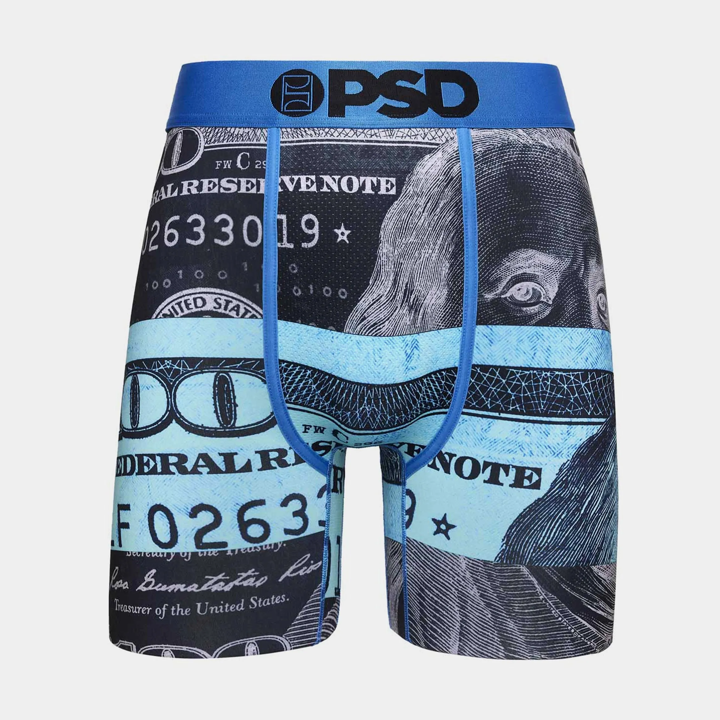 Benji Splits Mens Boxer (Black/Blue) Free Shipping