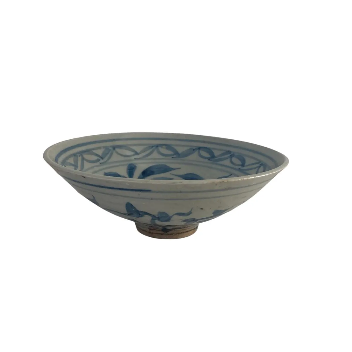 Blue and White Bowl, Peony Print