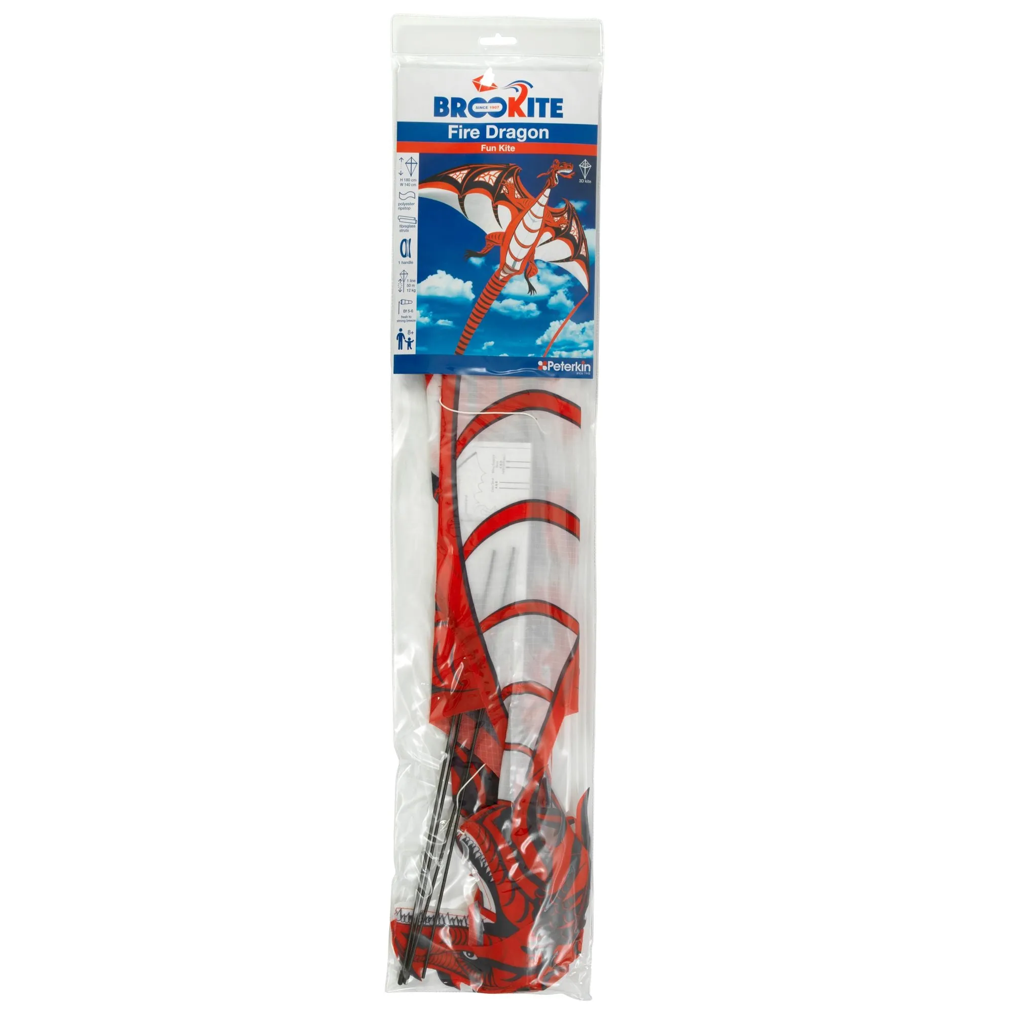 Brookite Fire Dragon Fun Kite