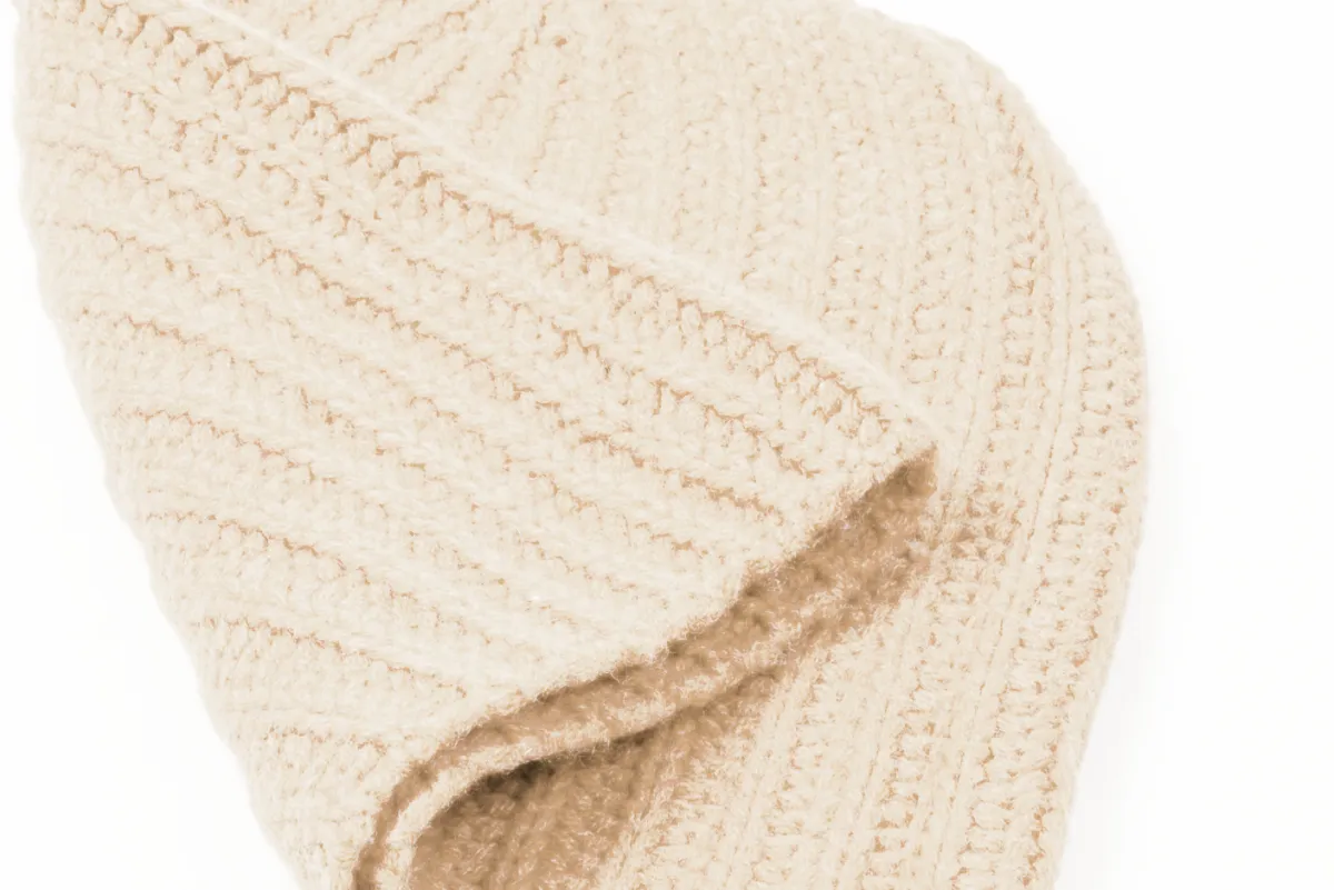 Cashmere Herringbone Cap