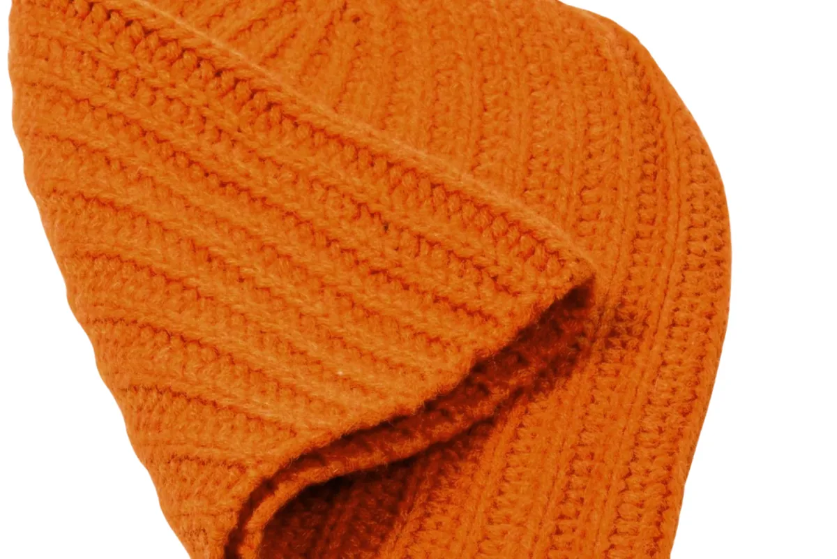 Cashmere Herringbone Cap