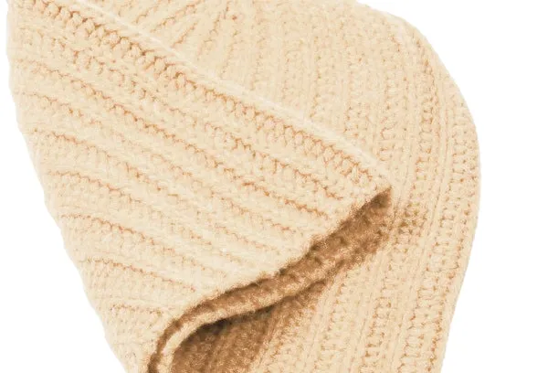 Cashmere Herringbone Cap