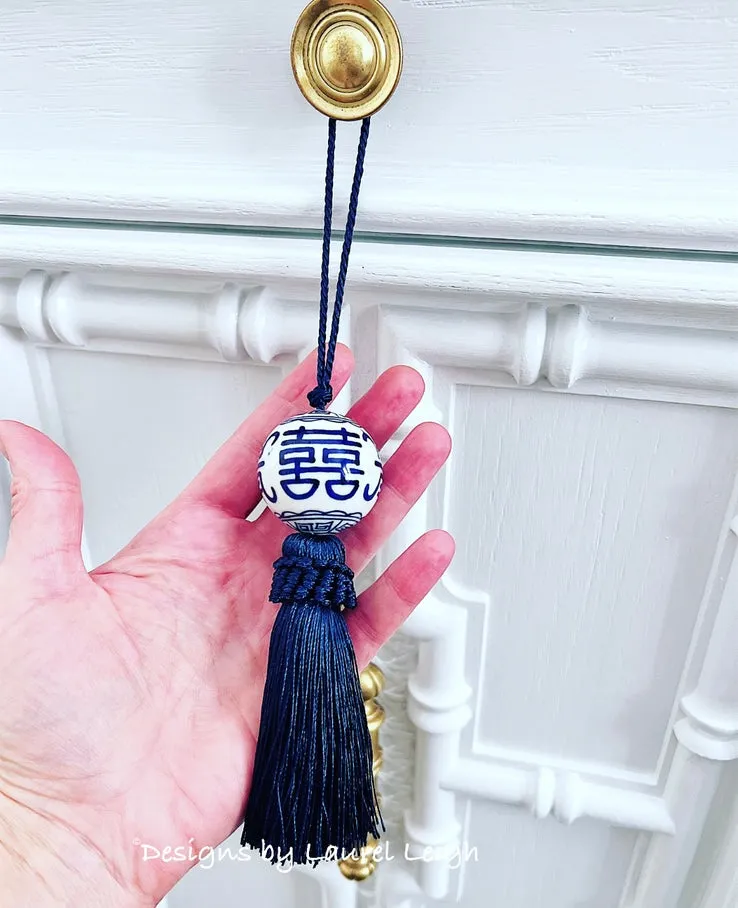 Chinoiserie Decorative Tassel Navy Blue