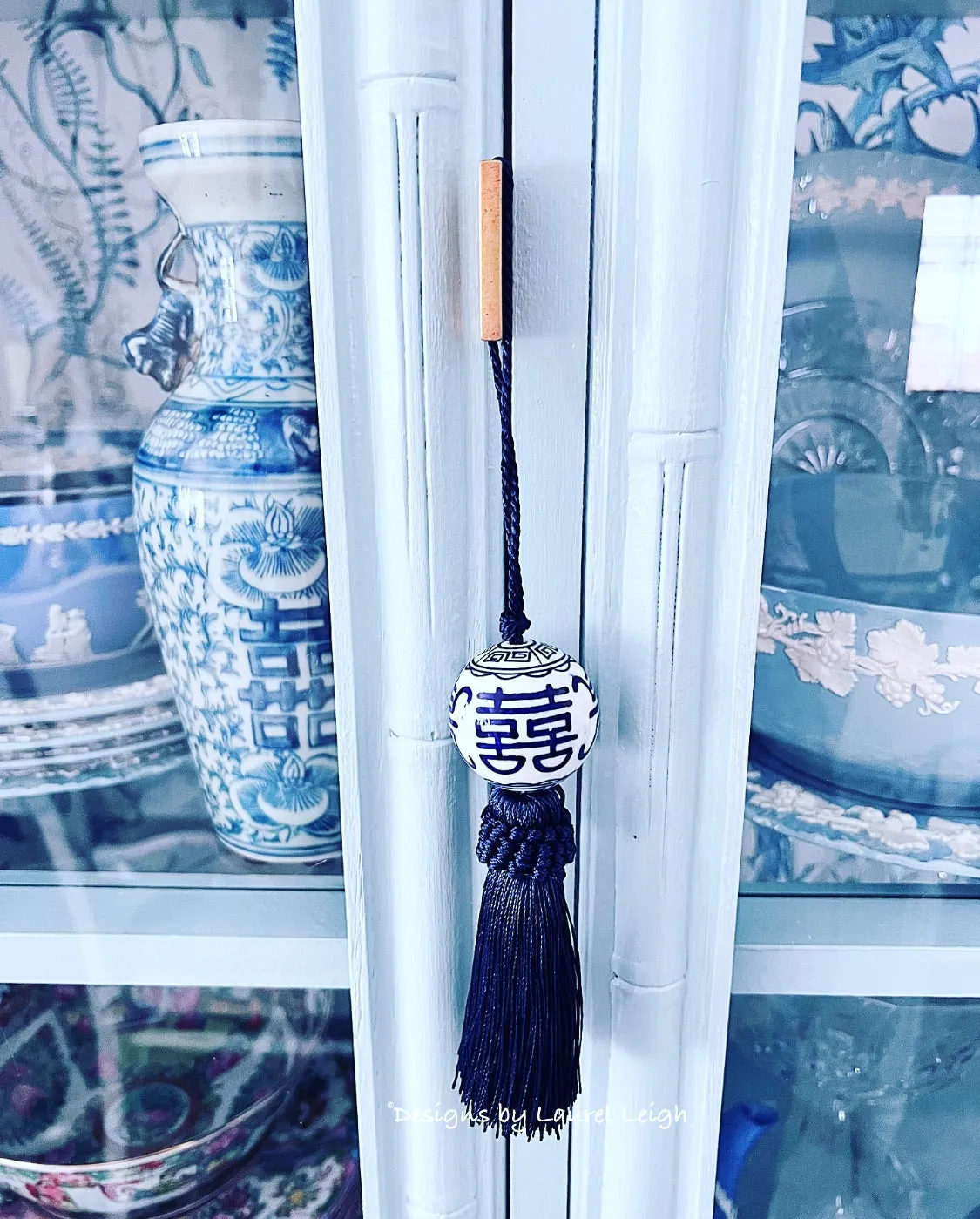 Chinoiserie Decorative Tassel Navy Blue