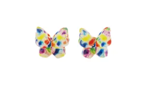 Colorful Butterfly Stud Earrings