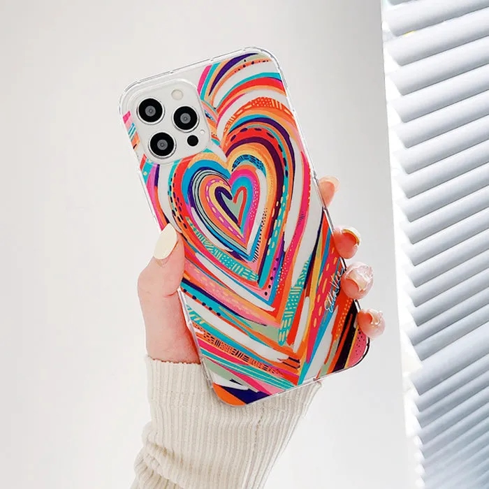 Colorful Heart iPhone Case