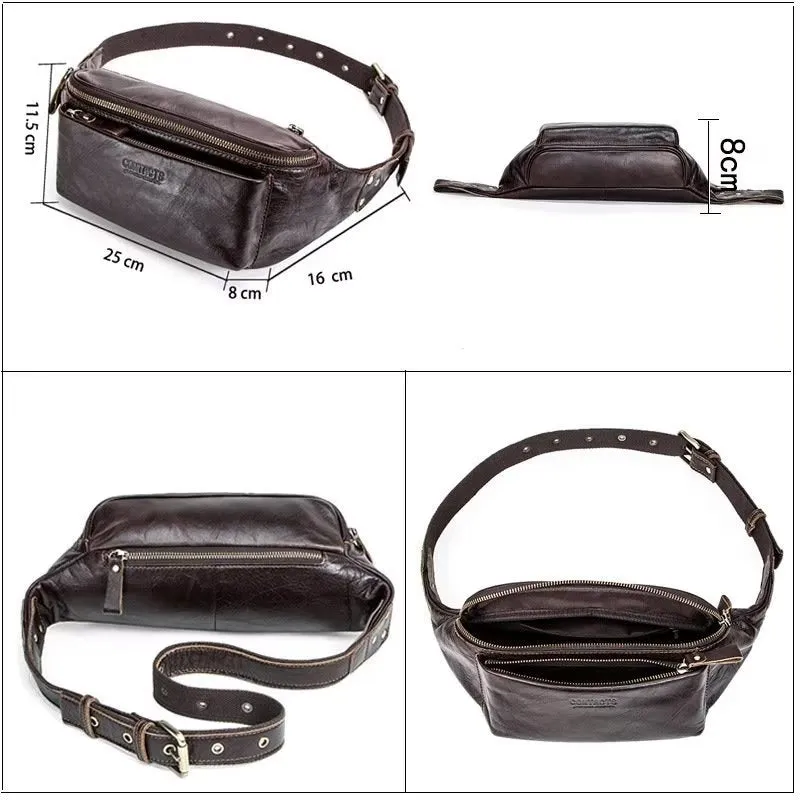 CowLuxe Multifunctional Chic Athletic Waist Bag