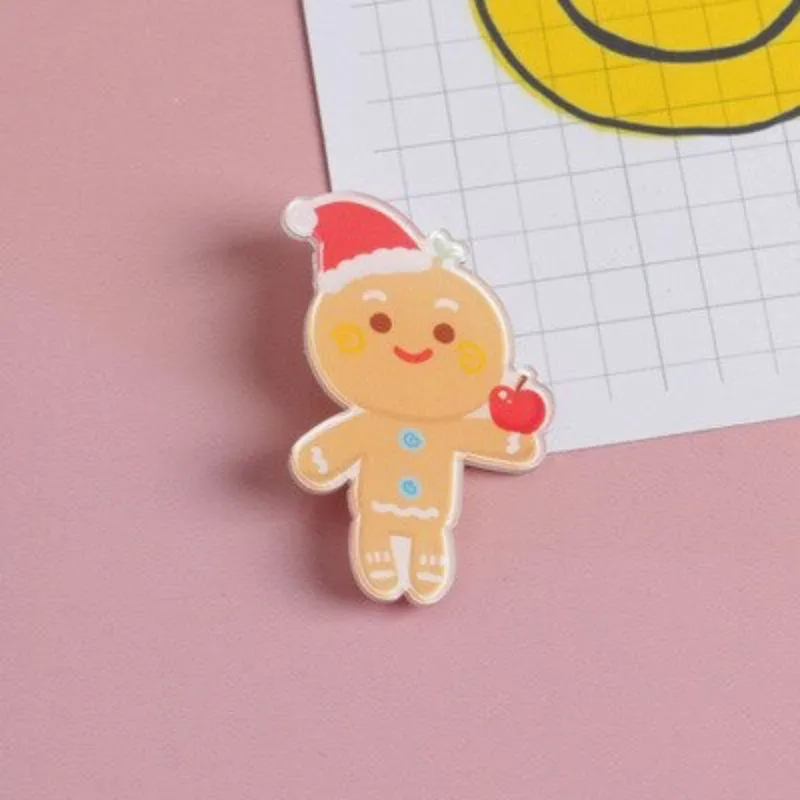 Cute and Fashionable Christmas Decoration Brooch Pins