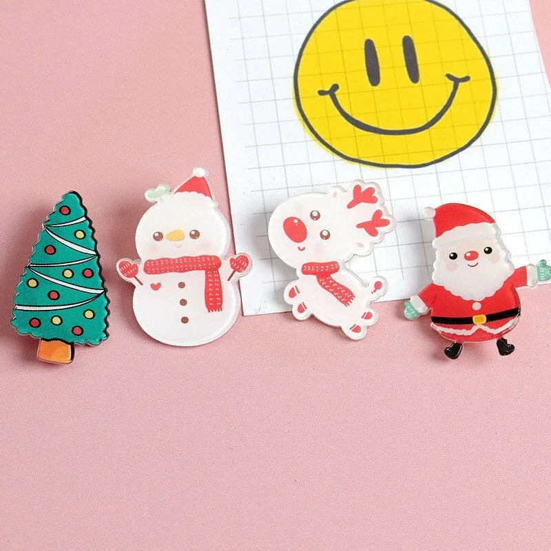 Cute and Fashionable Christmas Decoration Brooch Pins