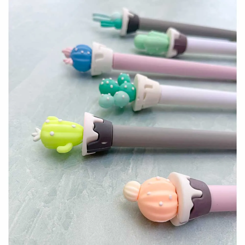 Cute Cactus Gel Pens