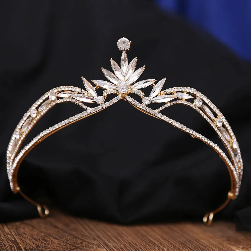 Cute Crystal Crown Tiara