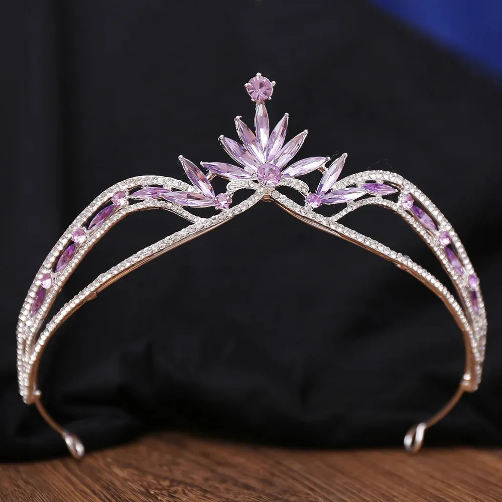 Cute Crystal Crown Tiara