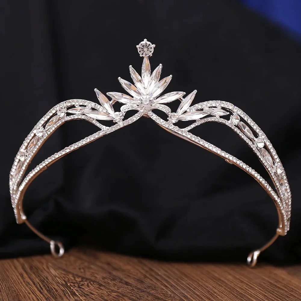 Cute Crystal Crown Tiara