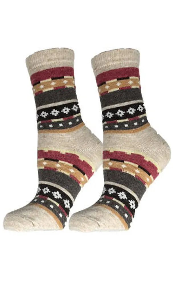 DB3328 Wool Blend Warm Crew Women Socks  (12prs Pack)