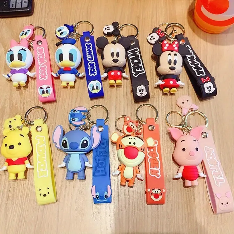 Disney Piglet Silicone | 3D Lanyard Keychain | Durable