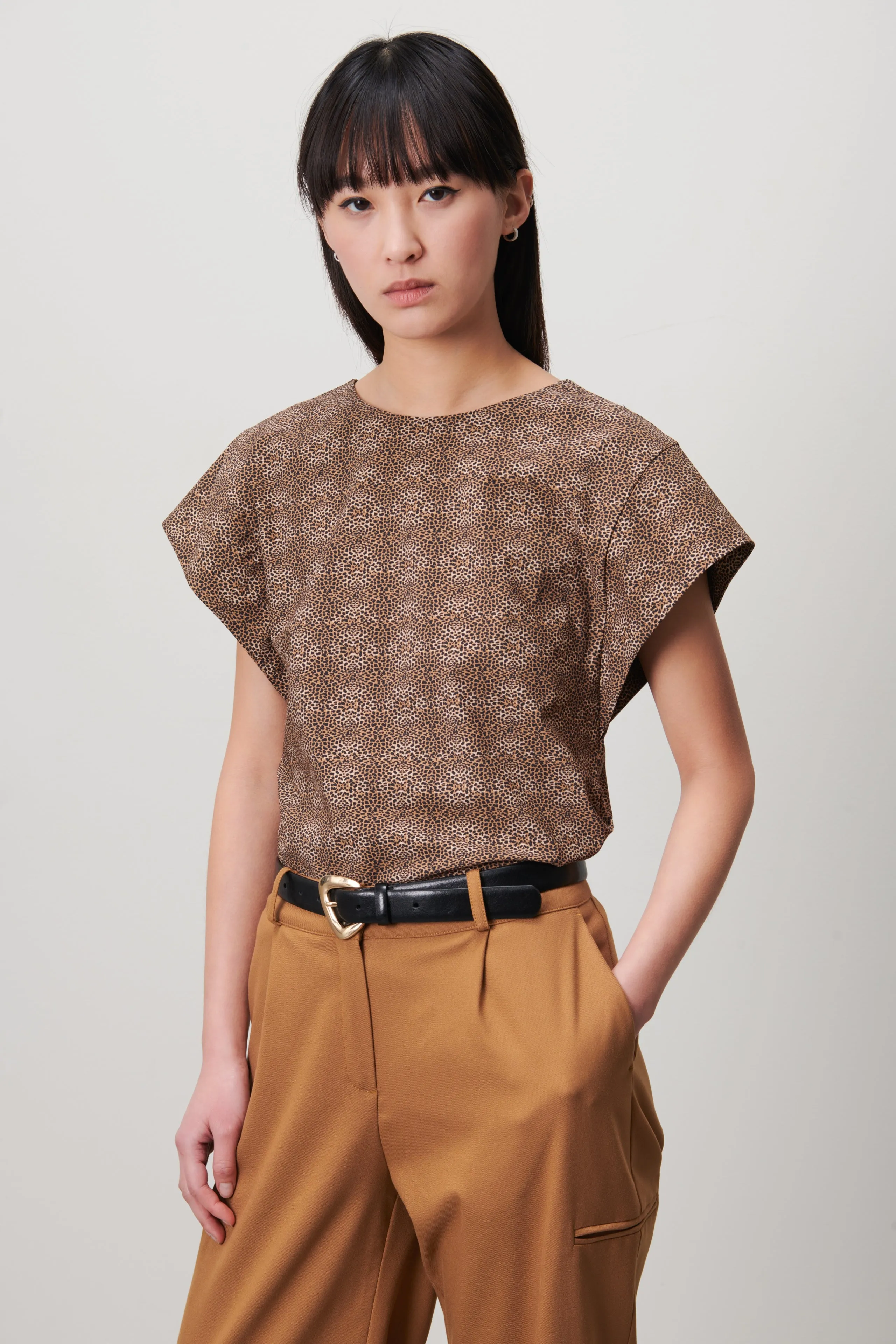 Domino Top Technical Jersey | Brown