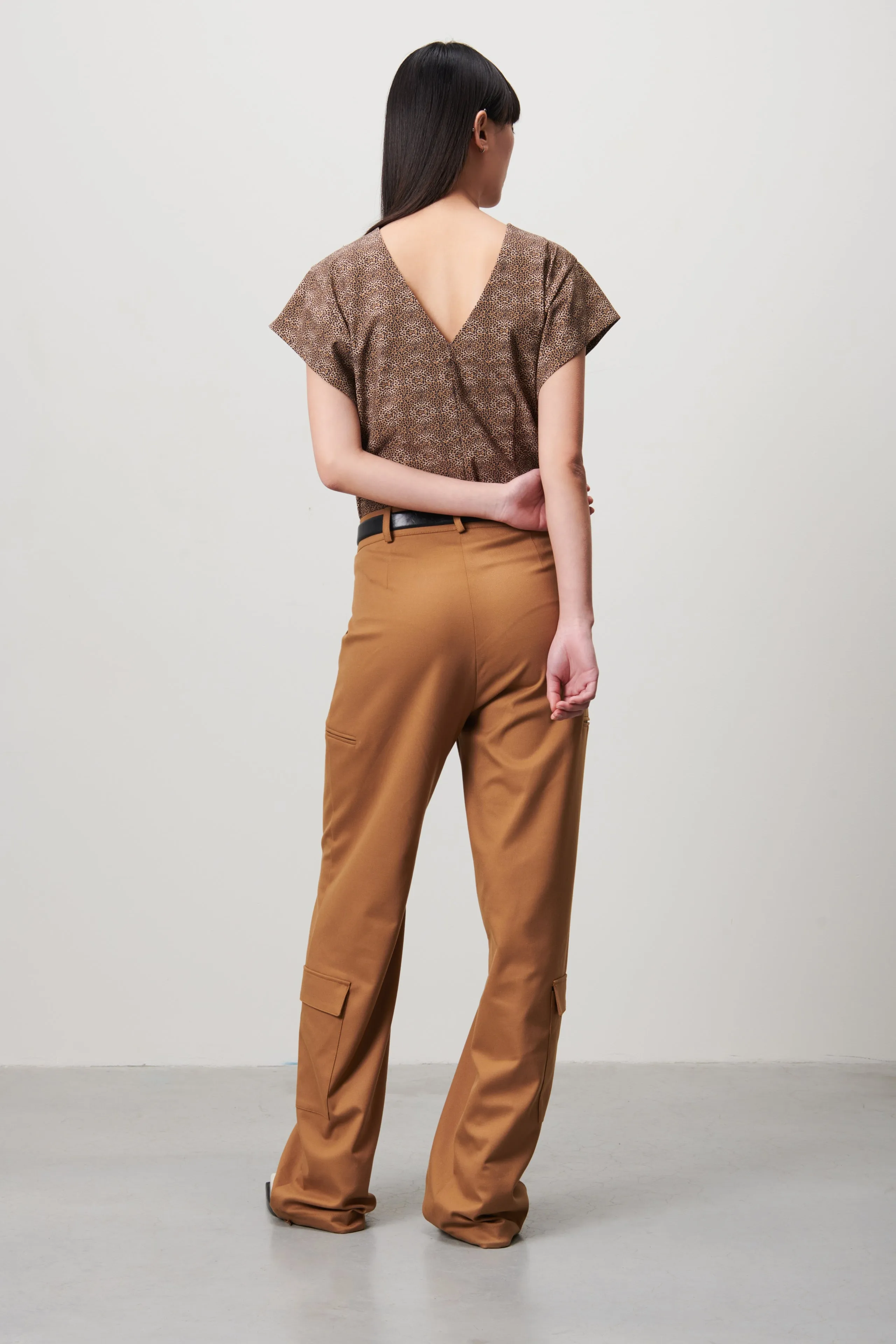 Domino Top Technical Jersey | Brown