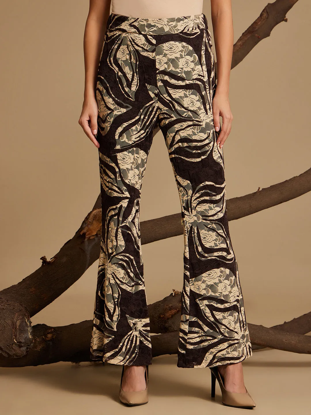 Donna Printed Pants