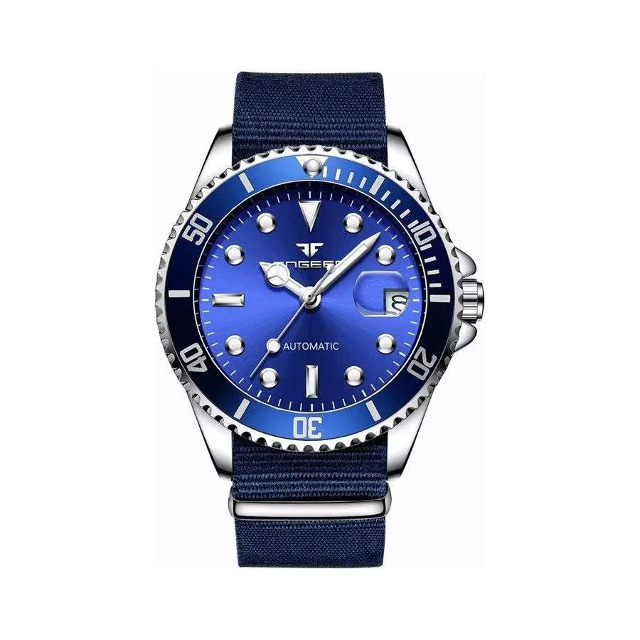 Elegant Crystal Glass Automatic Mechanical Watch