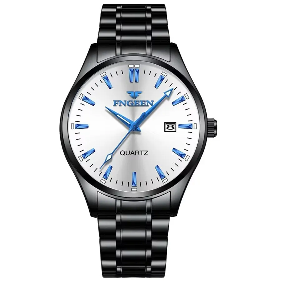 Elegant Steel Band Quartz Men's Watch