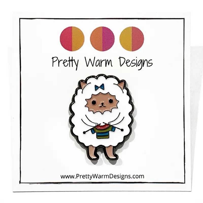 Enamel Pins by Pretty Warm Designs