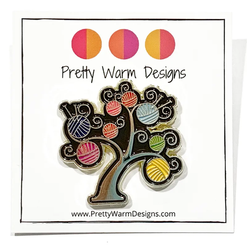 Enamel Pins by Pretty Warm Designs