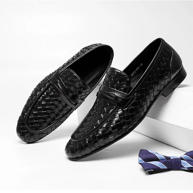 ExoticLux Comfortable Slip-On Leather Loafers