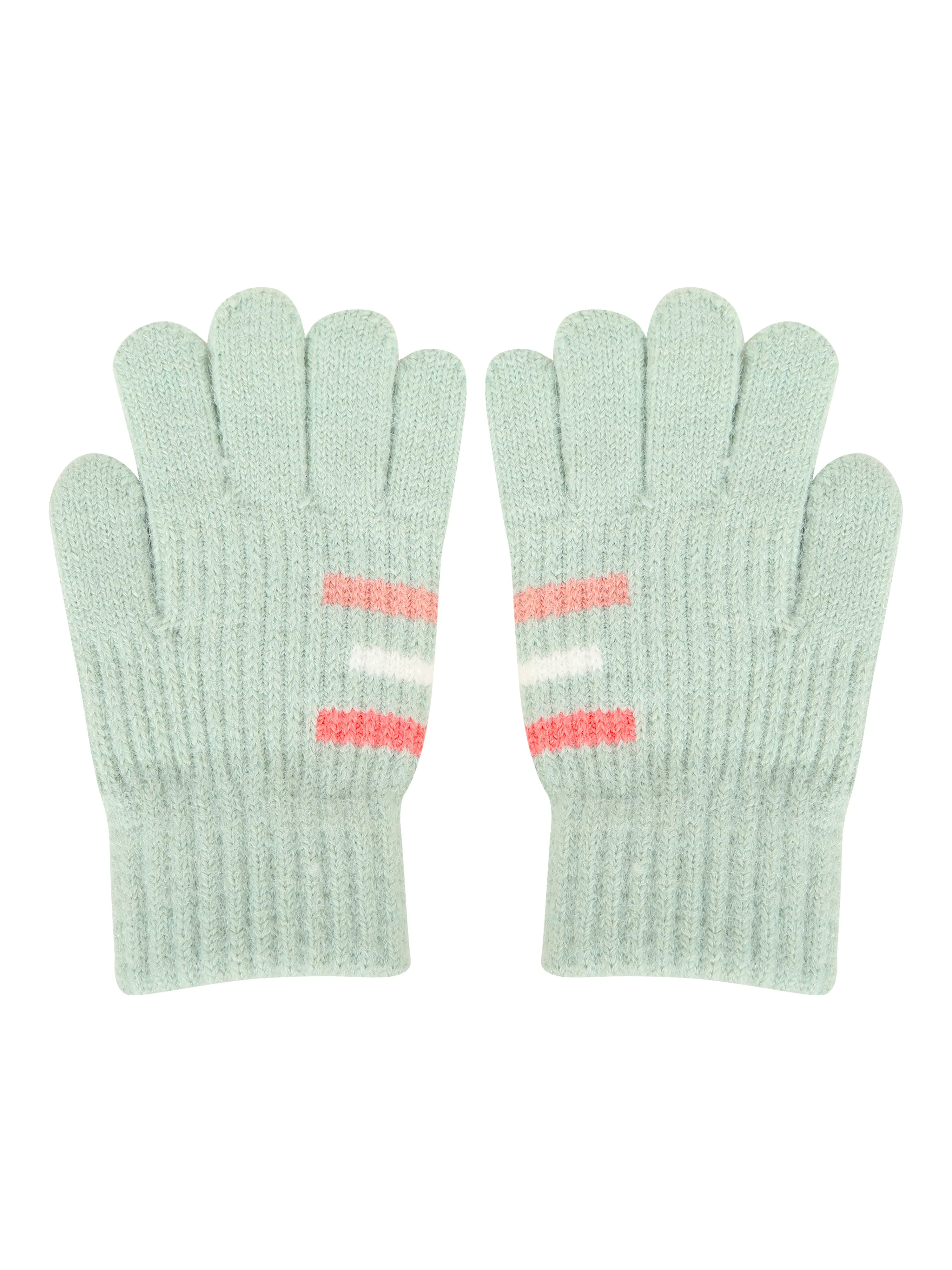 FabSeasons Acrylic Woolen Winter Gloves for Girls & Boys, fits for 5-8 years, Pack of 2