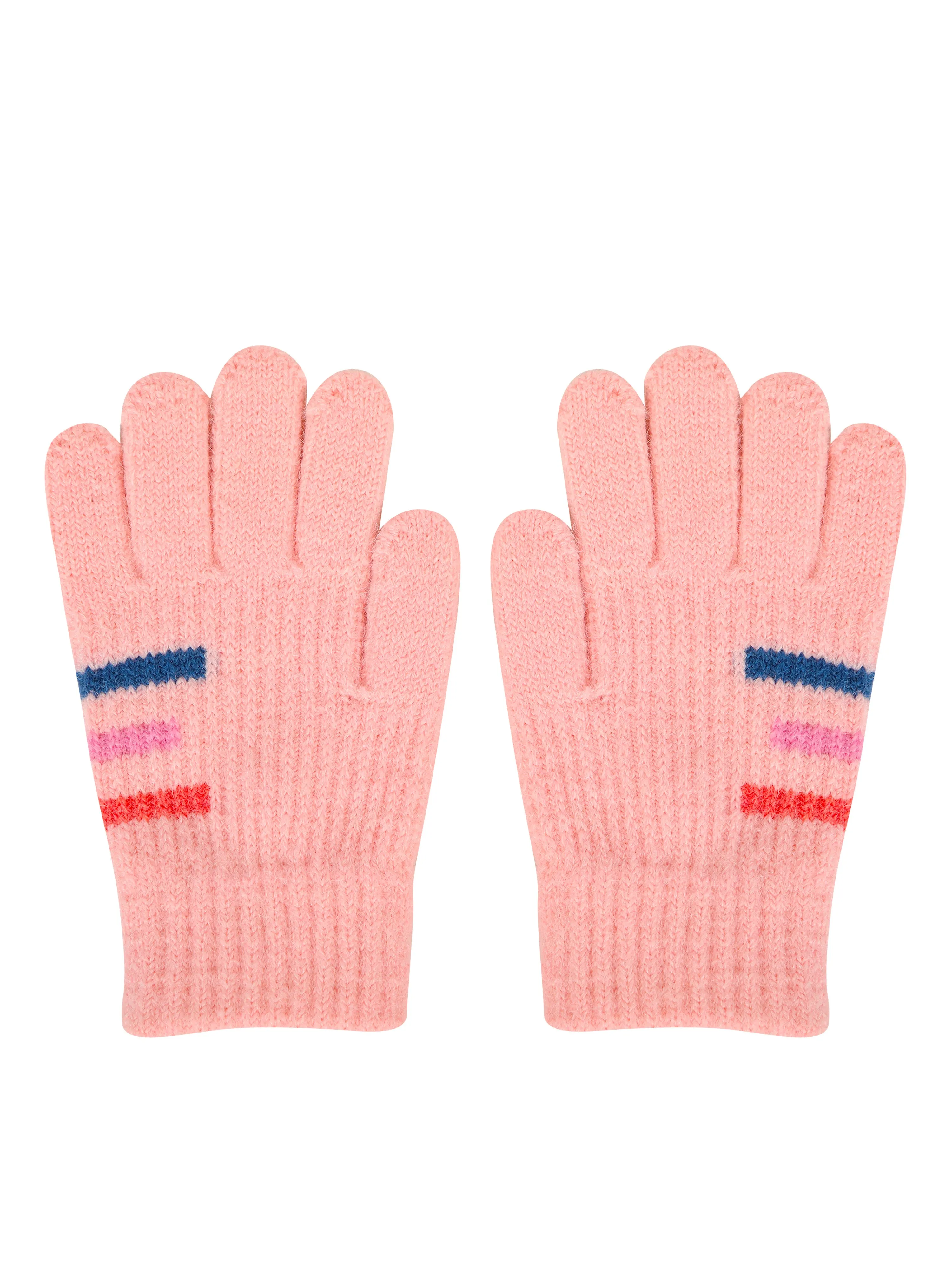 FabSeasons Acrylic Woolen Winter Gloves for Girls & Boys, fits for 5-8 years, Pack of 2