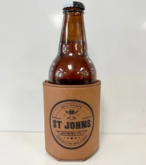 Faux Leather Can/Bottle Coozie