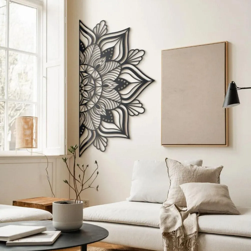 Floral Metal Wall Decor