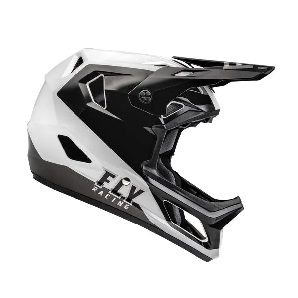 Fly Racing Rayce Full Face Helmet - Black/White