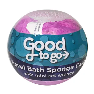 Good to Go Travel Bath Sponge Loofah in Breathable Case