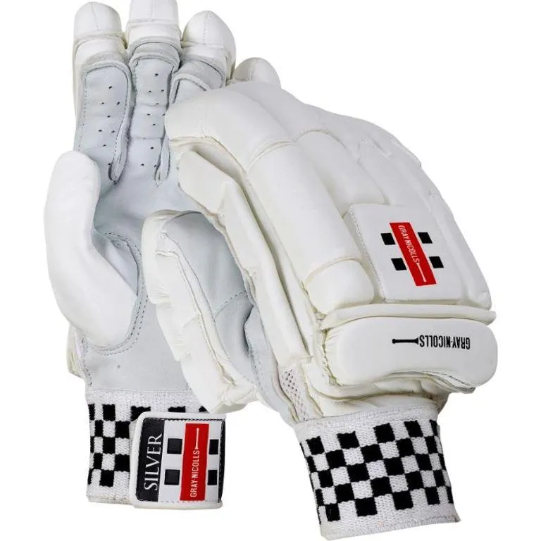 Grey Nicolls Silver Batting Gloves