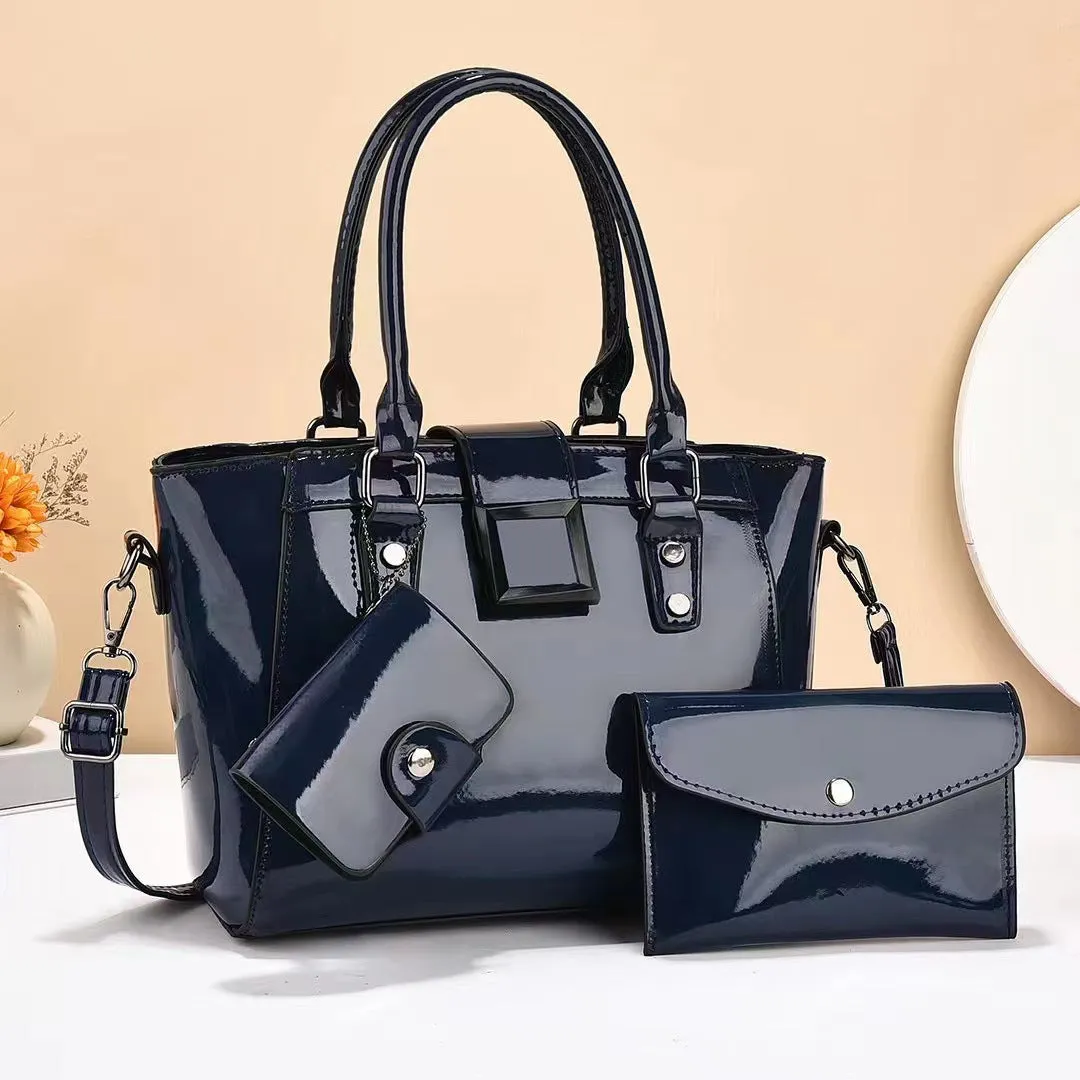 H1774 - Autumn 3pc Women's Elegant Handbag Set