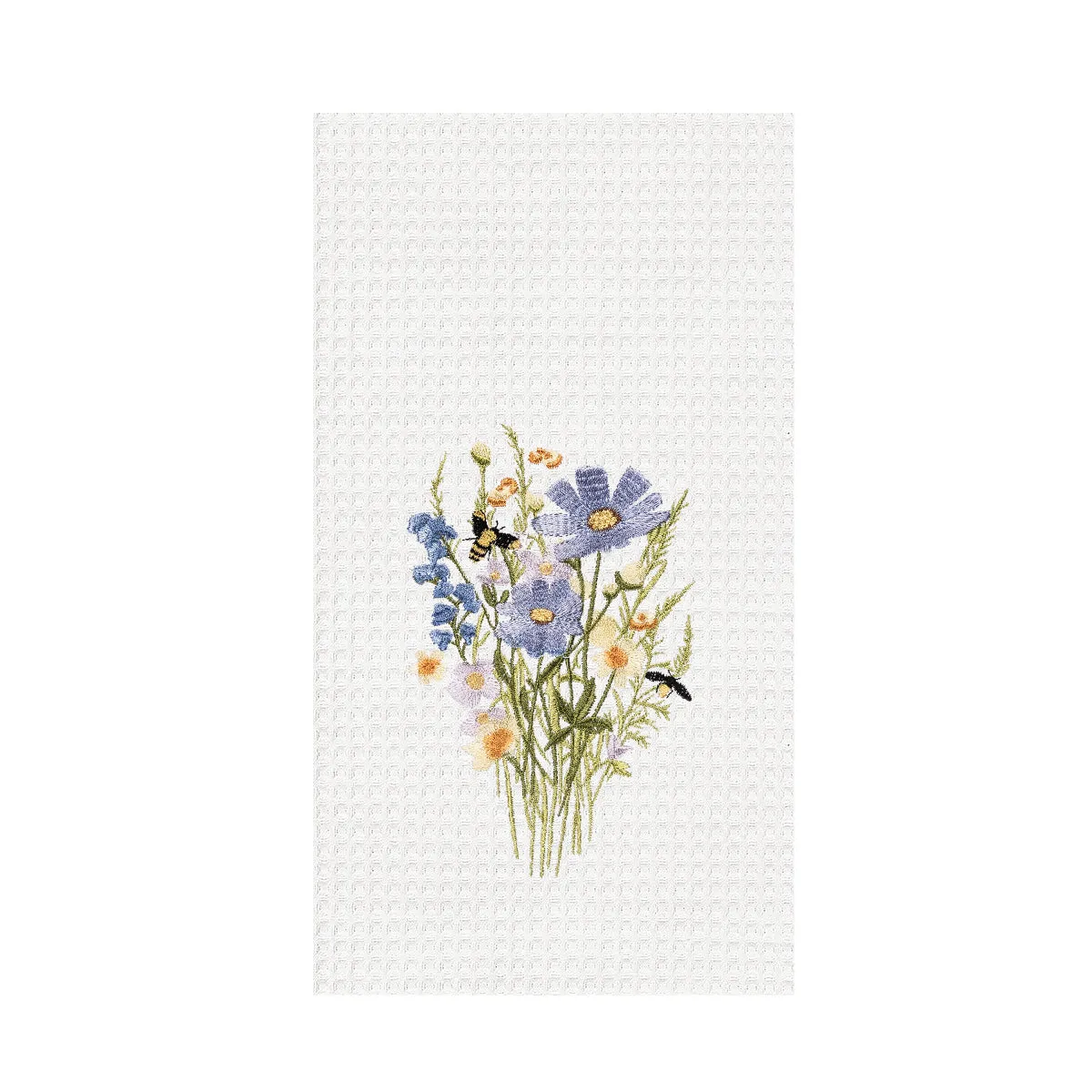 Honey Bee and Blue Kitchen Towel