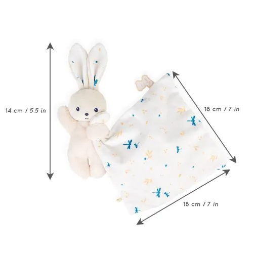 Kaloo Doudou Bunny Comforter - White Delicate