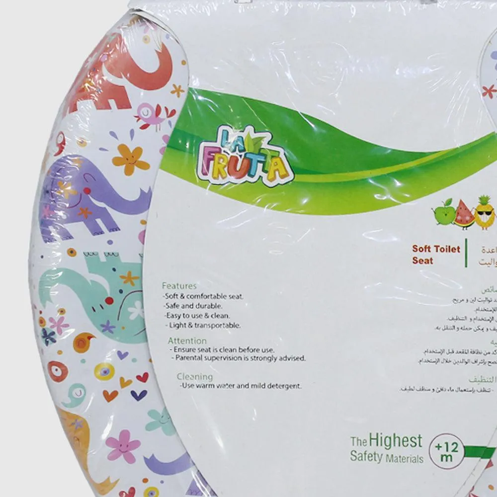 La Frutta Soft Toilet Seat (Colorful Elephants)