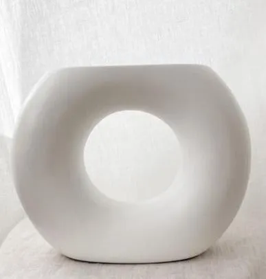 Large Half Modern Circular Vase